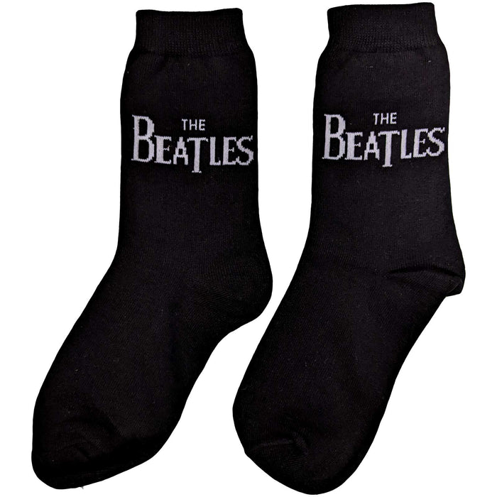 The Beatles Ladies Ankle Socks - Drop T Logo  (UK SIZE 4 - 7) Rock Off