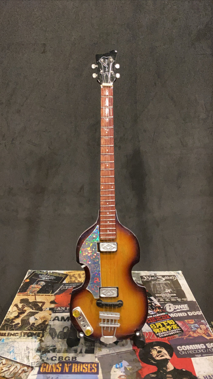 The Beatles Paul McCartney Hofner Bass Miniature Guitar