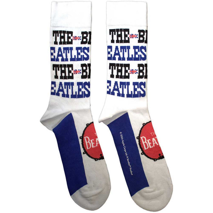 The Beatles Unisex Ankle Socks - Budokan Poster & Drum Logo SIZE 7 - 11) Rock Off