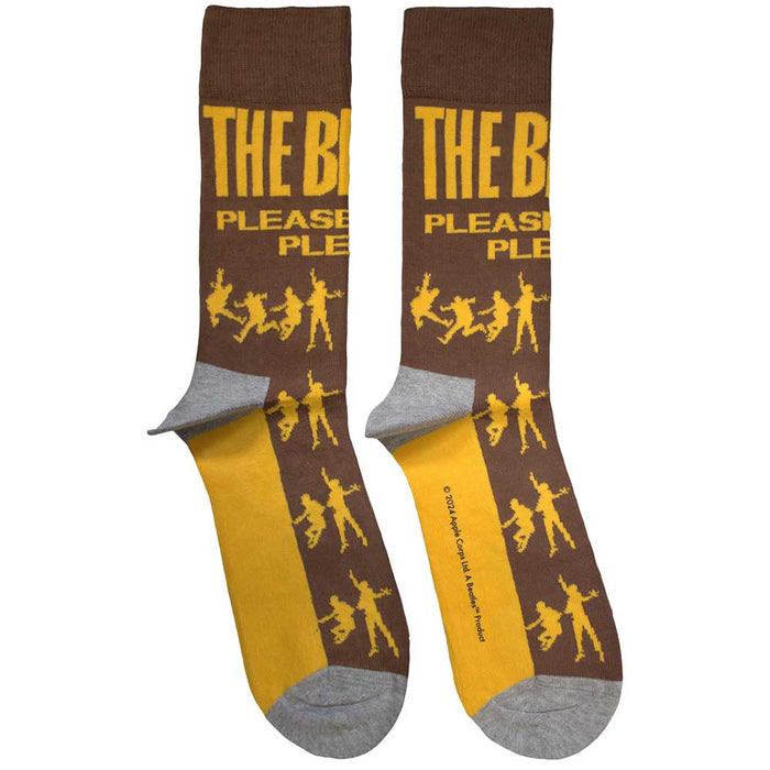 The Beatles Unisex Ankle Socks - Please Please Me Silhouettes (SIZE 7 - 11) Rock Off