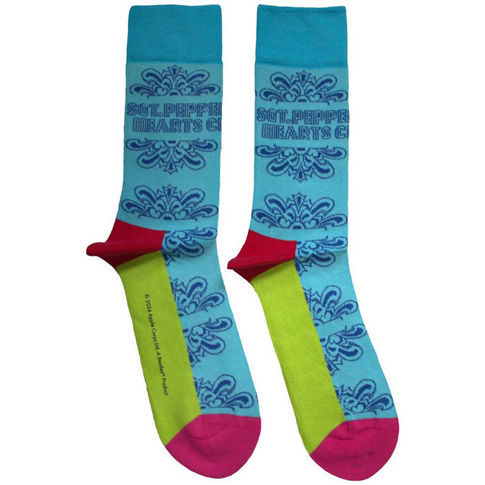 The Beatles Unisex Ankle Socks - SGT Pepper Text Outlines (SIZE 7 - 11) Rock Off