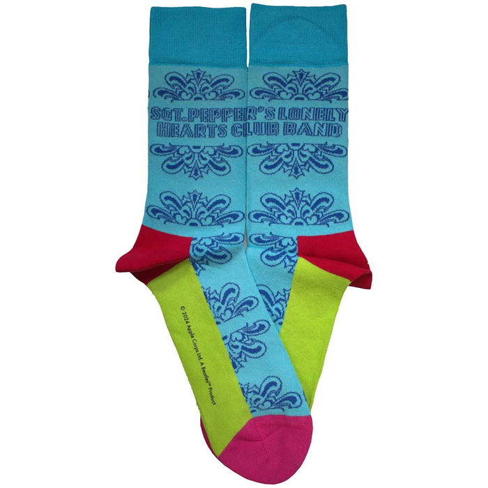 The Beatles Unisex Ankle Socks - SGT Pepper Text Outlines (SIZE 7 - 11) Rock Off