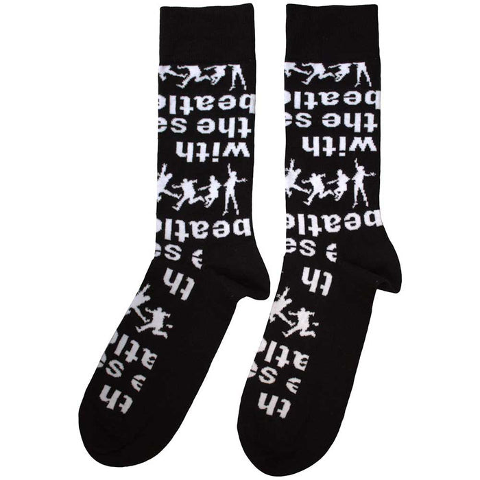 The Beatles Unisex Ankle Socks - With The Beatles Silhouettes (SIZE 7 - 11) Rock Off