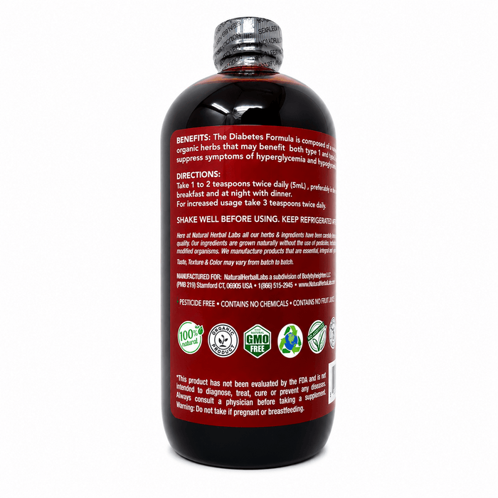 The Diabetes Formula Liquid | Herbal Wellness Support - Yado African & Caribbean Market