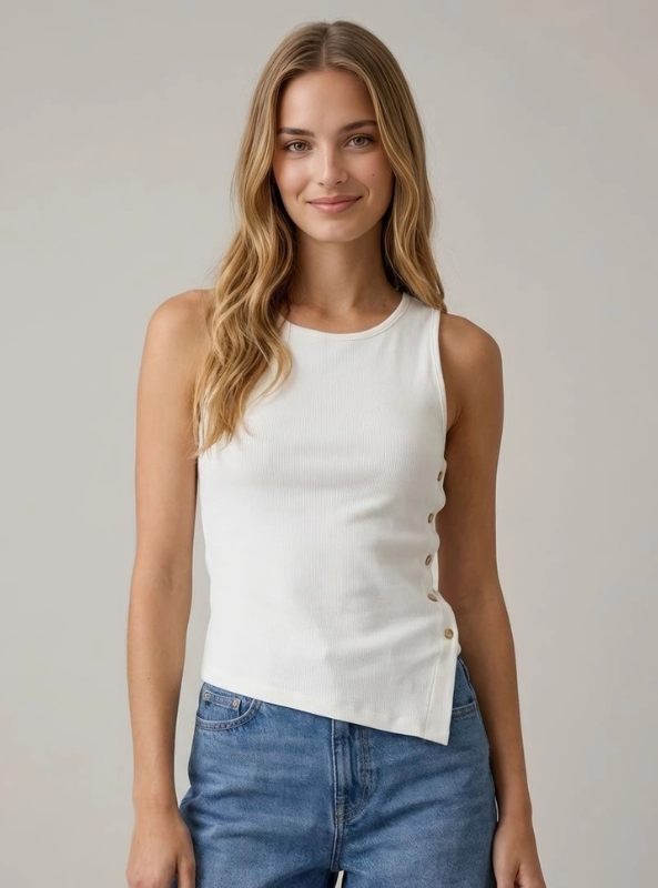 The Emery Top- White
