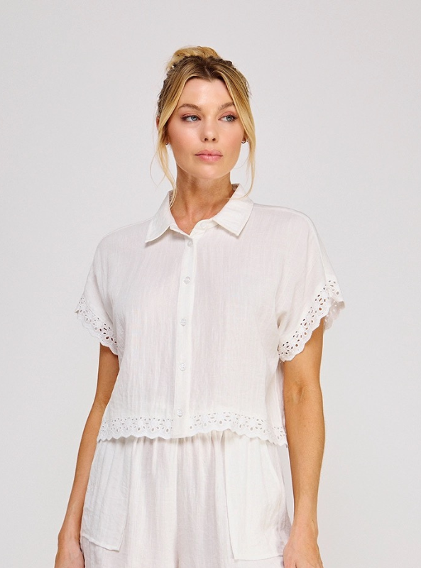 The Harper Top- Off White