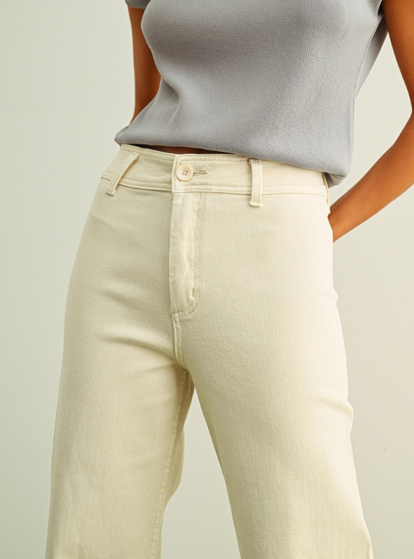 The Margot Pant- Ecru