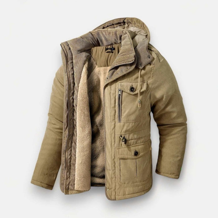 Thick windproof jacket - AntoniosClothing - Green