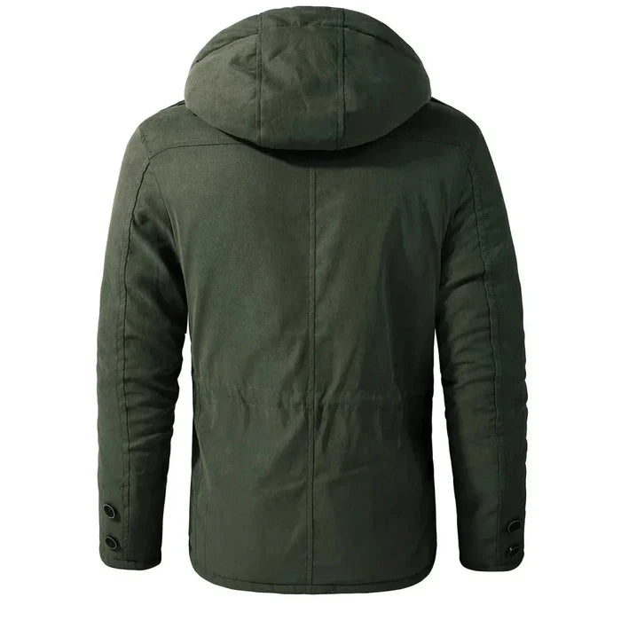 Thick windproof jacket - AntoniosClothing - Green