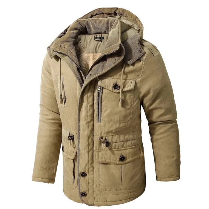 Thick windproof jacket - AntoniosClothing - Green