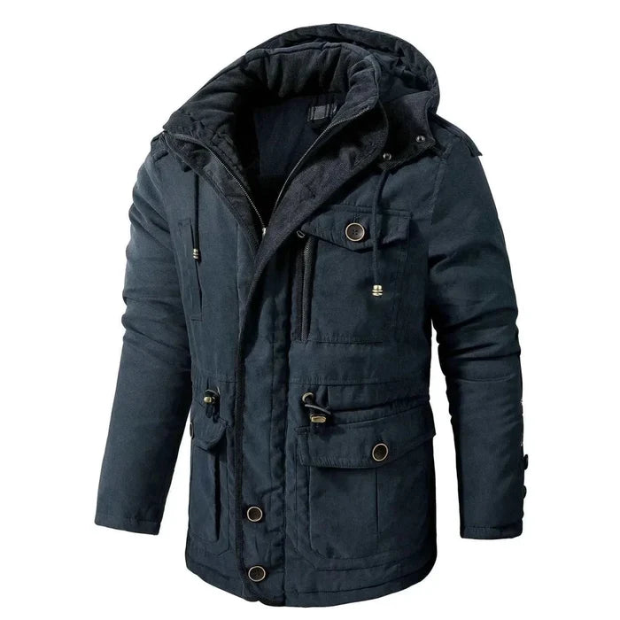 Thick windproof jacket - AntoniosClothing - Green