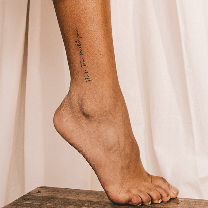 this too shall pass Tattoo