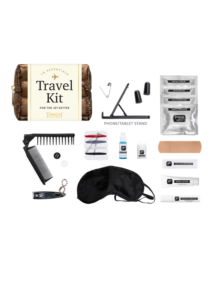Travel Kit | Puffer- Brown