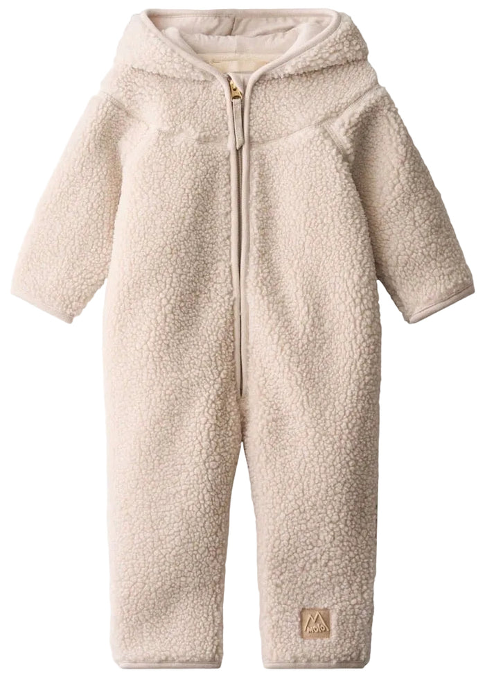 Umeko Fleece Onesie - Soft Powder