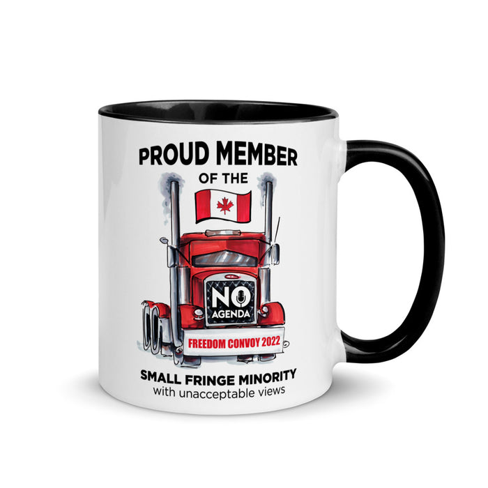 UNACCEPTABLE FREEDOM CONVOY - accent mug