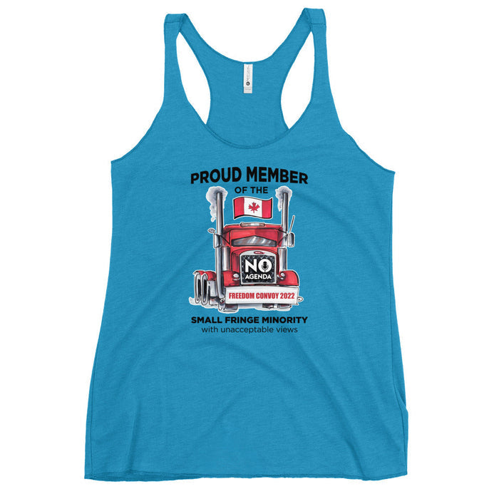 UNACCEPTABLE FREEDOM CONVOY - racerback tank