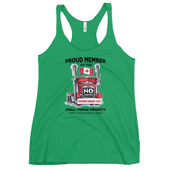 UNACCEPTABLE FREEDOM CONVOY - racerback tank