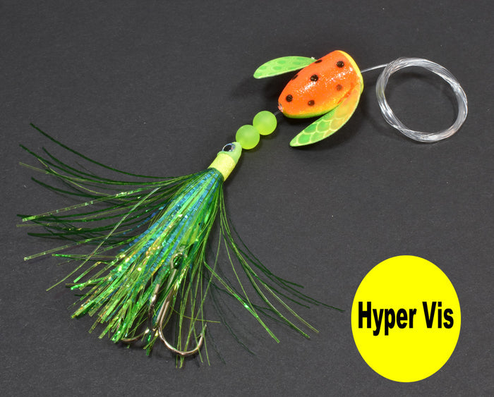 laker tamer spin-n-glo hyper vis lure tape lake trout