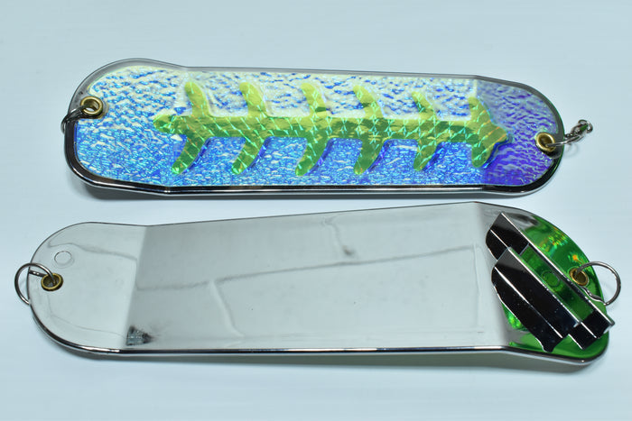 UV Glow Lilly Hammer - 8.5" Double Finned Flasher