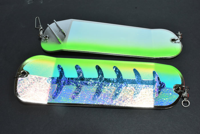 UV Glow Sneaky Pete - 8" Double Finned Flasher