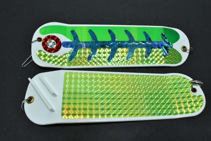 UV Mountain Dew Ice - 8" Double Finned Flasher