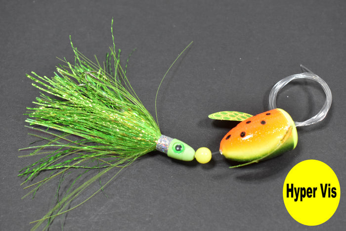 laker tamer spin-n-glo hyper vis lure tape lake trout