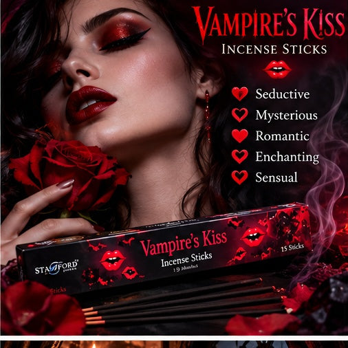 Vampire's Kiss Incense Sticks - A Midnight Invitation