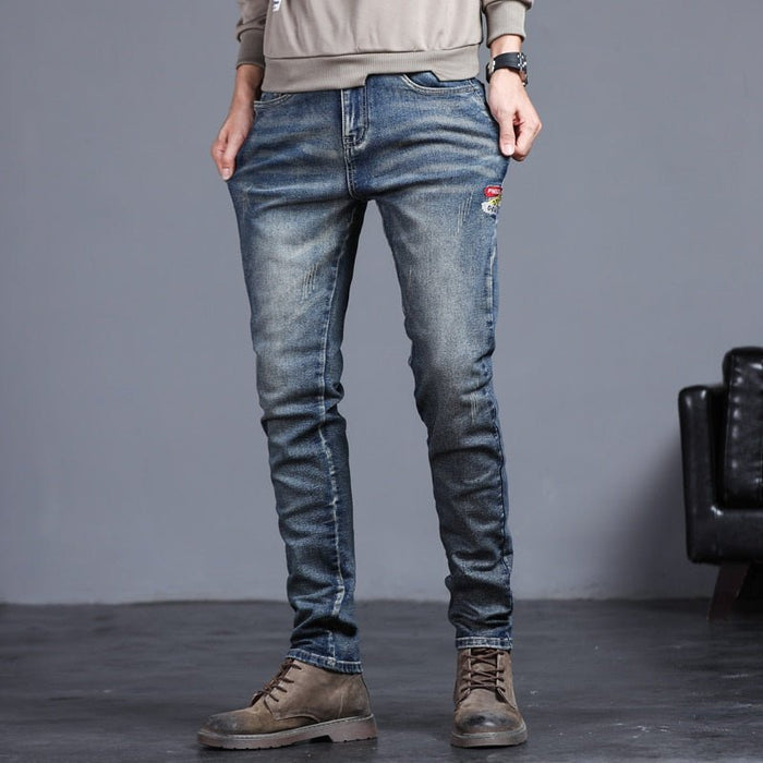Vinny Denim Jeans - AntoniosClothing - Blue