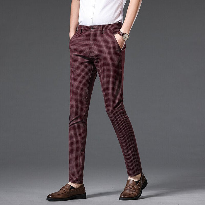 Vinny Plaid Trousers - AntoniosClothing - 30W / S / 46 EUR