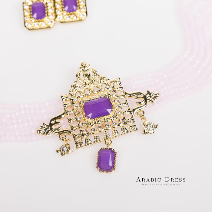 Violet Youra Necklace set
