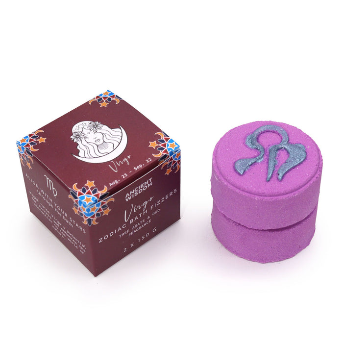 Virgo Bath Bombs Set of Zodiac Fizzers