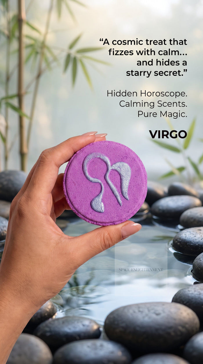 Virgo Bath Bombs Set of Zodiac Fizzers