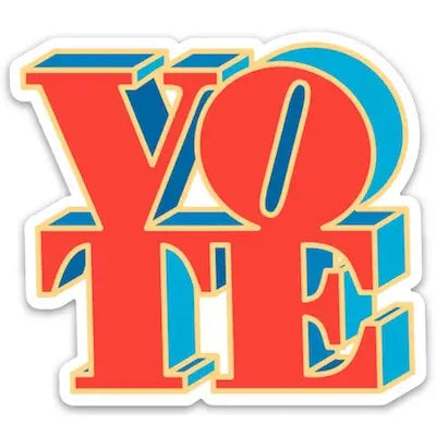 Vote Die Cut Sticker