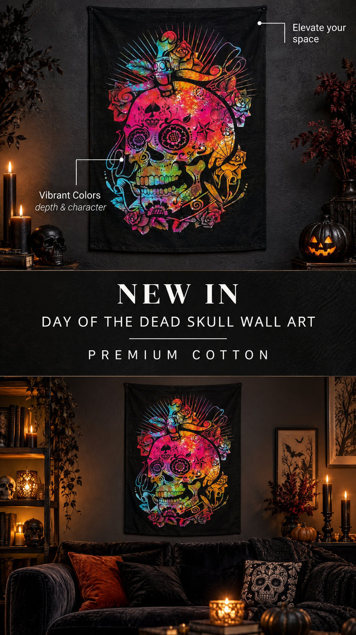 Wall Art Day of the Dead Skull