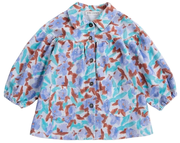 Watercolor All Over Woven Dress