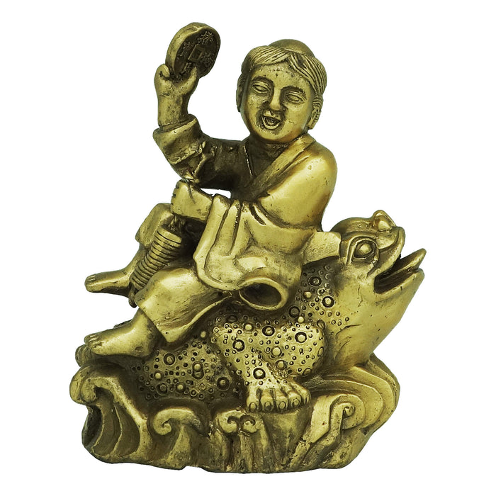 Wealth God Liu Hai on Money Frog