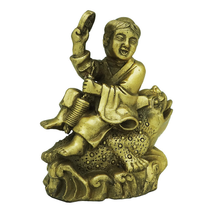 Wealth God Liu Hai on Money Frog