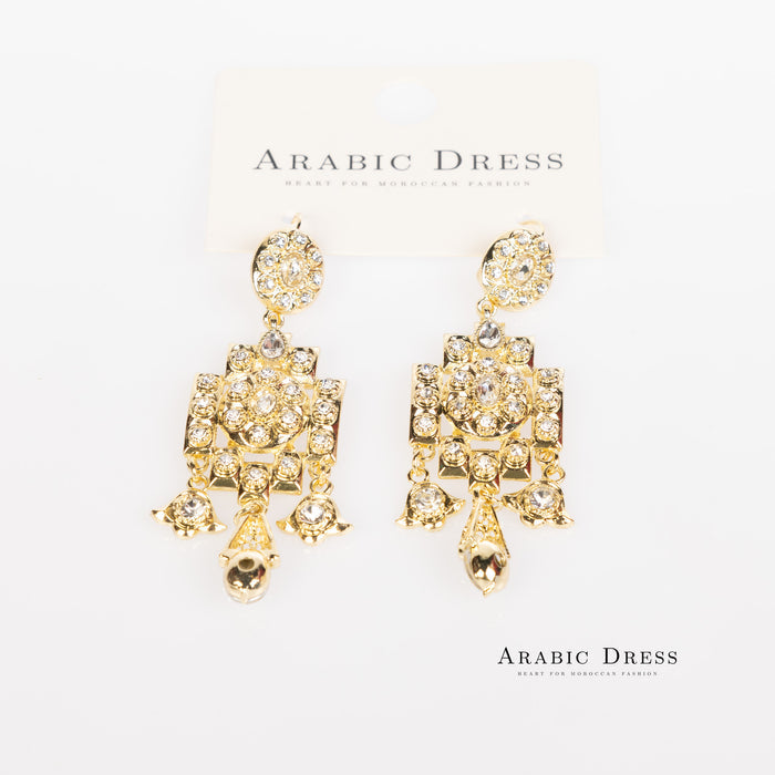 White Gold Hae Earrings