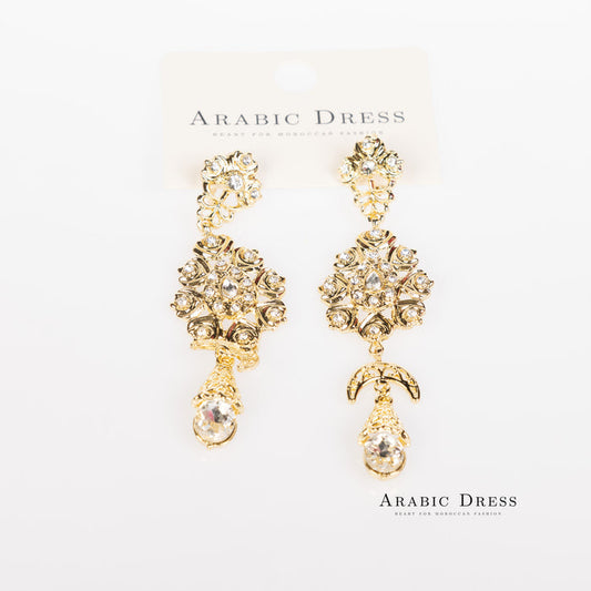 White Gold  Ora  Earrings