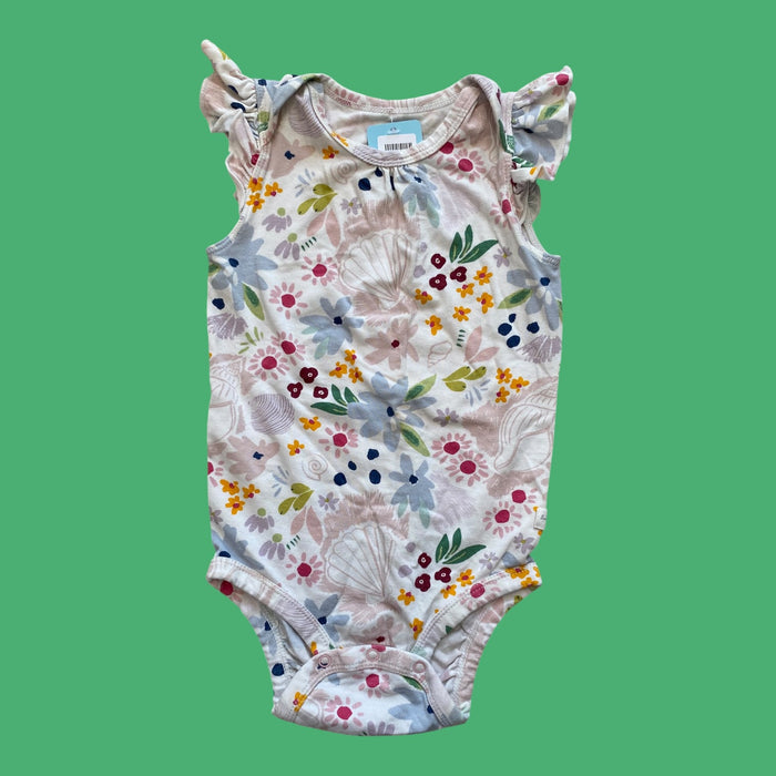 White Loulou Lollipop Bodysuit, 6-12m