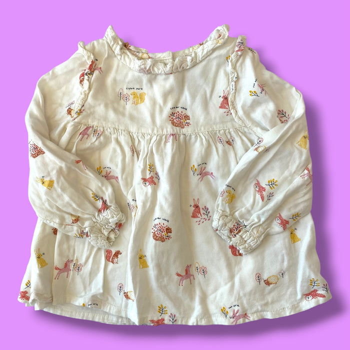 White M&S Long, 3-4Y