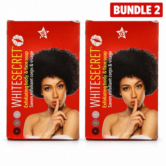 White Secret Body Soap 190g, cleansing beauty bar designed to gently remove dirt and impurities while leaving skin feeling clean, soft, smooth, refreshed, and radiant-looking for daily body care.