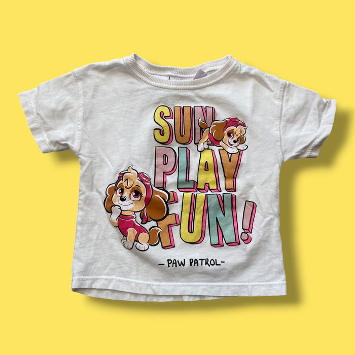 White Zara Paw Patrol, 3-6m