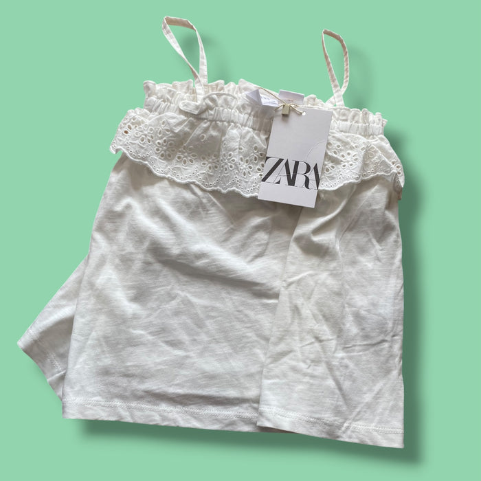 White Zara Tank Top, 9-12m