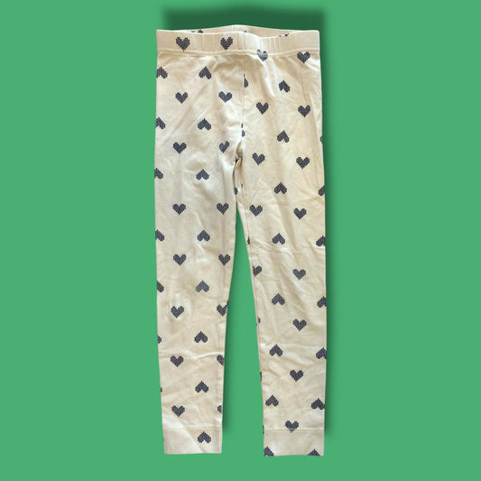White/Blue Miles the Label Legging, 8Y