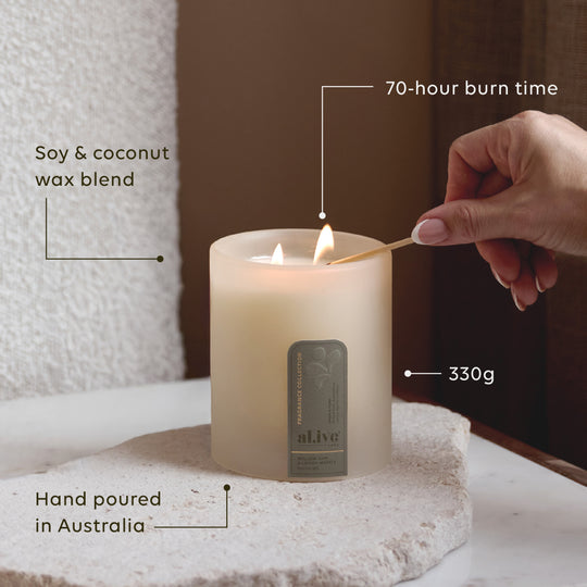 Willow Gum & Lemon Myrtle Soy Candle