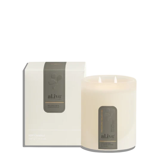 Willow Gum & Lemon Myrtle Soy Candle