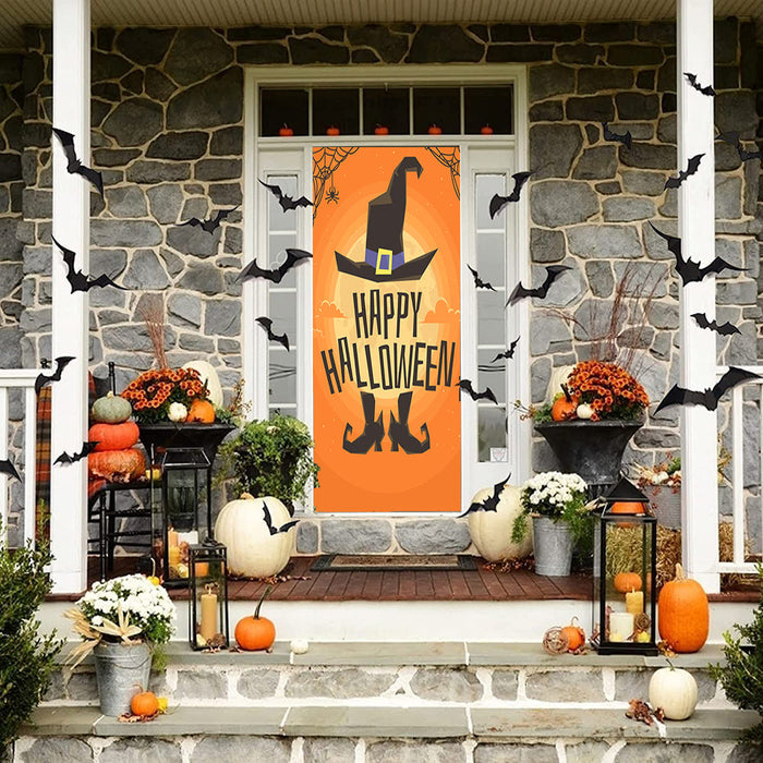 Door Cover Witch Hat Decor