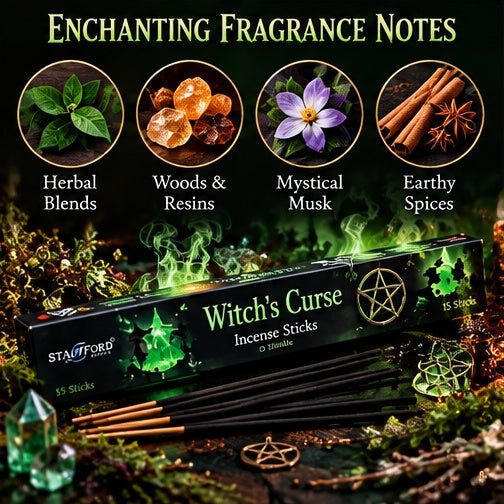 Witch's Curse Incense Sticks - A Little Spellbinding Atmosphere