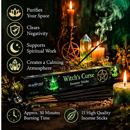 Witch's Curse Incense Sticks - A Little Spellbinding Atmosphere